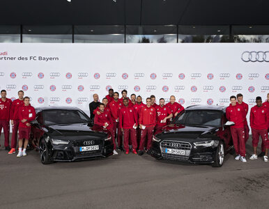 Miniatura: Lewandowski dostał nowe Audi i ruszył na tor