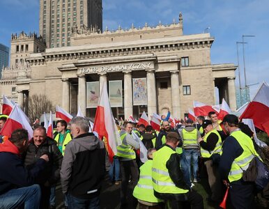 Miniatura: Wielki protest rolników w Warszawie....