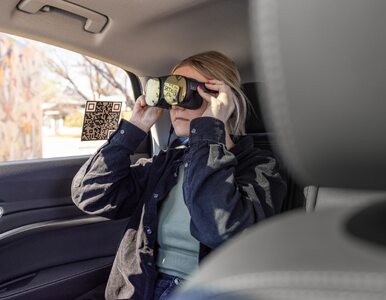 Jazda autem z okularami do wirtualnej rzeczywistości dla pasażerów? Audi...