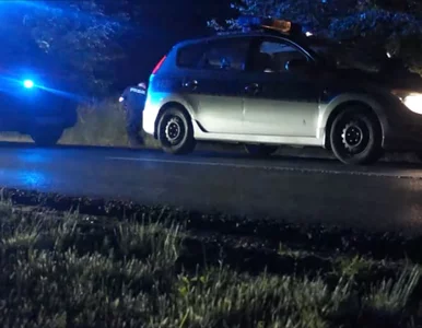 Miniatura: Młoda kobieta szła w nocy środkiem drogi...