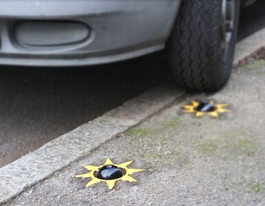 Kara za złe parkowanie – przebita opona. Nowy pomysł Brytyjczyków