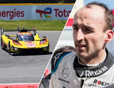 Miniatura: Kubica pędził Ferrari po torze. Auto nagle...