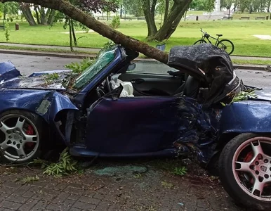 Miniatura: Wsiadł za kółko Porsche pomimo...