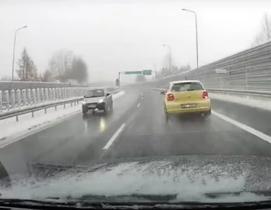 Miniatura: Kamera nagrała, jak kierowca jechał pod...