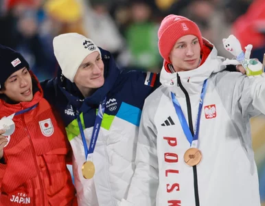 Miniatura: Podium olimpijskie było piękne! Krążek na...