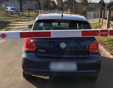 Miniatura: Senior wjechał za kolejowe rogatki....