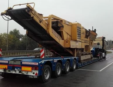 Miniatura: TIR ważył o 40 ton za dużo. Mandat...