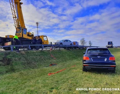 Miniatura: Wypadek lawety na A2. Kierowca przewoził...