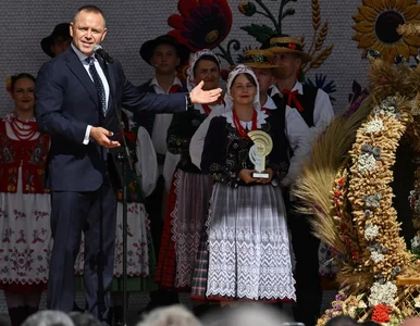 Miniatura: Nawrocki na dożynkach, europoseł żądał...