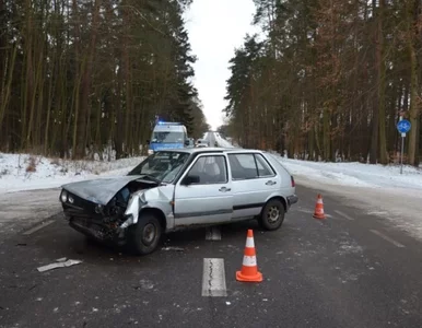 Miniatura: Dla kierowcy Golfa w alkomacie zabrakło...