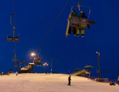 Miniatura: Awaria w ośrodku narciarskim Czarny Groń....