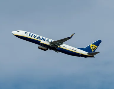 Miniatura: Dramatyczny przebieg lotu Ryanair. Samolot...