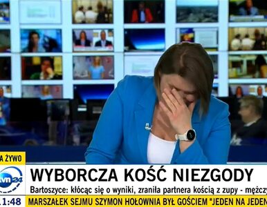 Miniatura: Wpadka w TVN24. Dziennikarka nie mogła...
