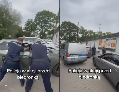 Miniatura: Strzelanina przed Biedronką w Bolkowie....