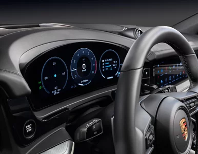 Miniatura: Porsche pokazało wnętrze nowego Cayenne....