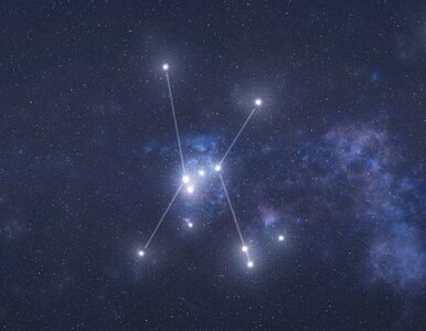 Miniatura: Gwiazdozbiór Oriona uchwycony nad Polską....