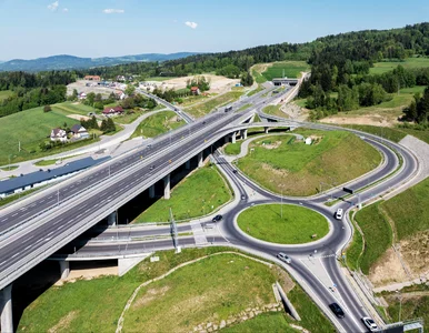 Miniatura: Pożar na popularnej Zakopiance. Tunel był...