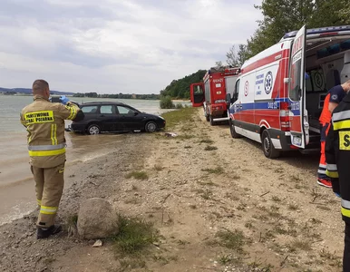 Miniatura: Opalała się nad zalewem, kiedy przejechał...