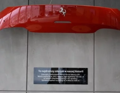 Miniatura: 324 tysiące złotych za wymianę zderzaka....