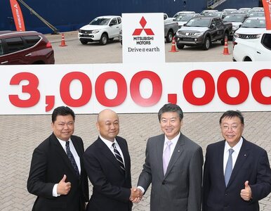 Rekord fabryki Mitsubishi - 3 miliony wyeksportowanych aut