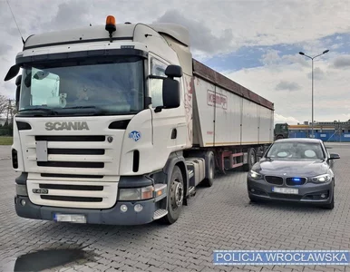 Miniatura: Jechał 40-tonowym TIR-em autostradą A4....