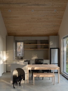 Miniatura: Domek drewniany, projekt Atelier L'Abri