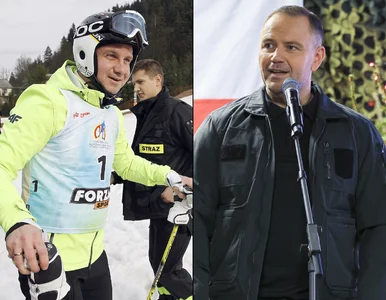 Miniatura: Karol Nawrocki na nartach z Andrzejem...