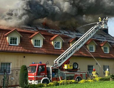 Miniatura: Pożar hotelu w Nałęczowie. „Ogromne jęzory...