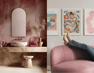 Miniatura: Antyczny róż wraca do wnętrz. Kolor, który...