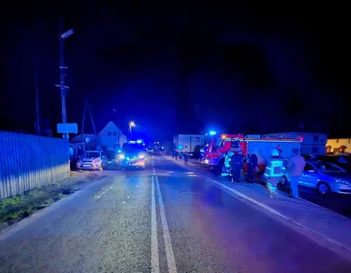 Miniatura: Wypadek w Ujsołach. Samochód wjechał w...