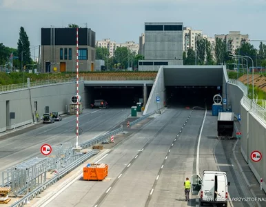 Miniatura: Fotoradary staną w tunelu pod Ursynowem....
