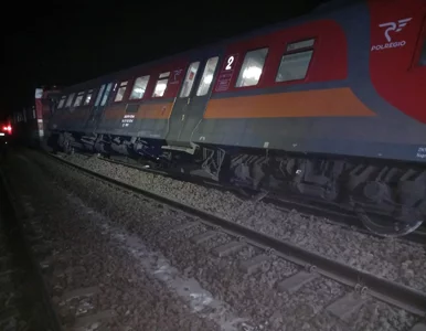 Miniatura: Wykolejenie pociągu pod Krakowem. Tutaj...