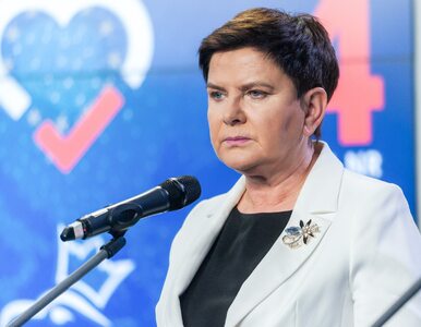 Miniatura: Beata Szydło przerywa kampanię wyborczą....