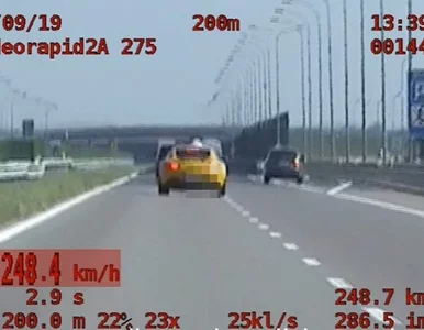 Miniatura: Pędził prawie 250 km/h. „Jechałem...