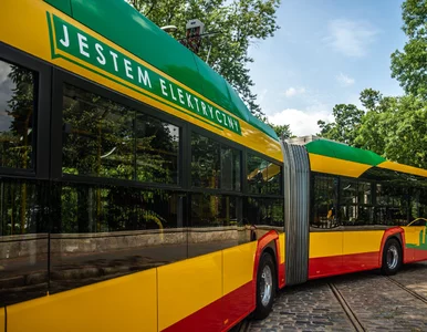 Miniatura: Kierowcy autobusów i motorniczy z ochroną...