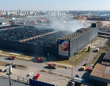 Miniatura: Wielki pożar w Warszawie. Trwa akcja służb