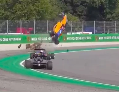 Miniatura: Tego wypadku na Monzie kierowca nie miał...