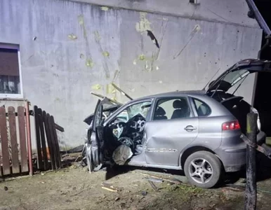 Miniatura: Śmiertelny wypadek w Mościsku. Samochód...