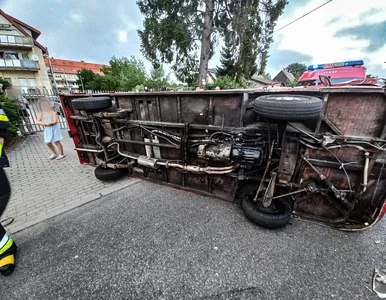 Miniatura: Groźny wypadek w Stegnie. Meleks z...