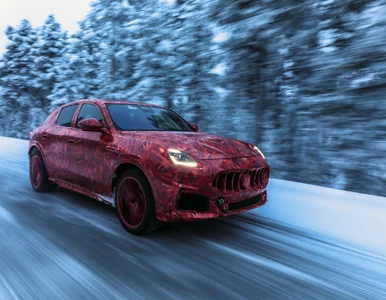 Miniatura: Ekstremalne testy nowego SUV-a Maserati....