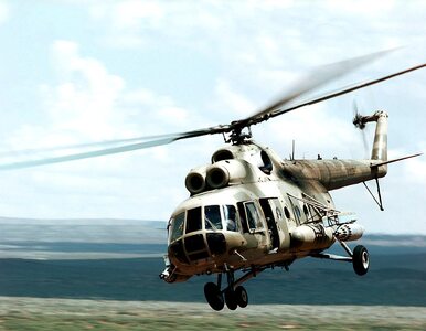 Miniatura: Rosjanin ukradł śmigłowiec Mi-8 i uciekł...