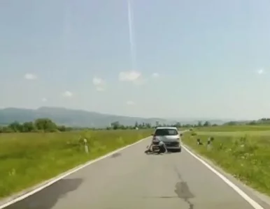 Miniatura: Kierowca pod Tatrami brutalnie zaatakował...