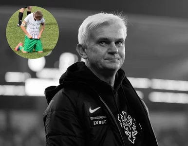 Miniatura: Syn Jacka Magiery z dedykacją po golu....