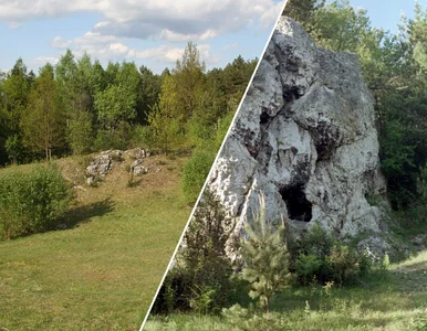 Miniatura: Jaskinie i łuk rzeki widoczny z kosmosu....