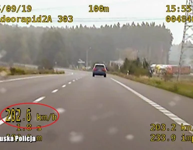 Miniatura: Jechał ponad 200 km/h, bo „był zmęczony”