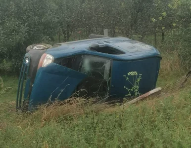 Miniatura: Najpierw jechał wężykiem, a później wpadł...